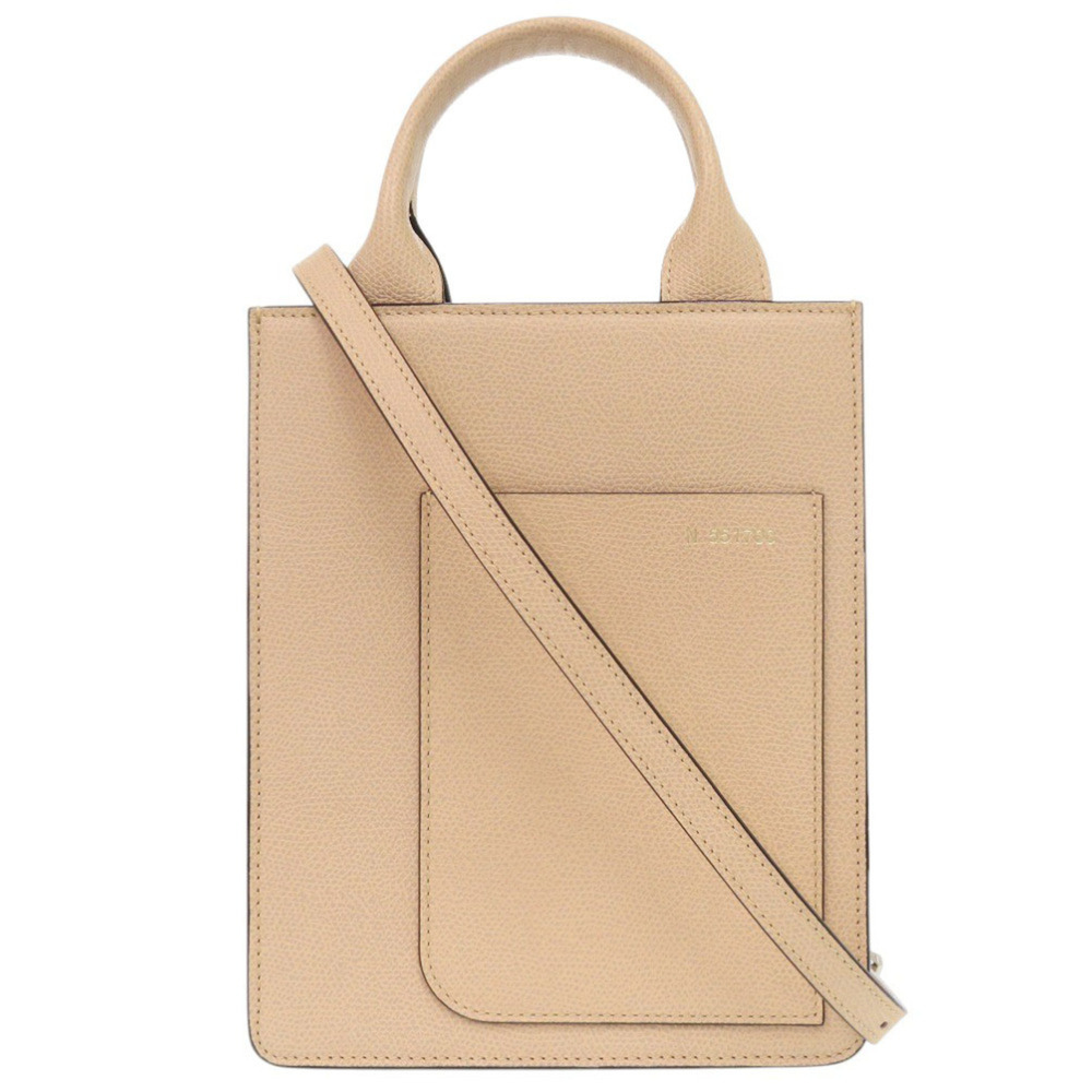 Valextra BOXY MICRO WBBX00037028LRL99PC Leather Beige Shoulder Bag 0301Valextra